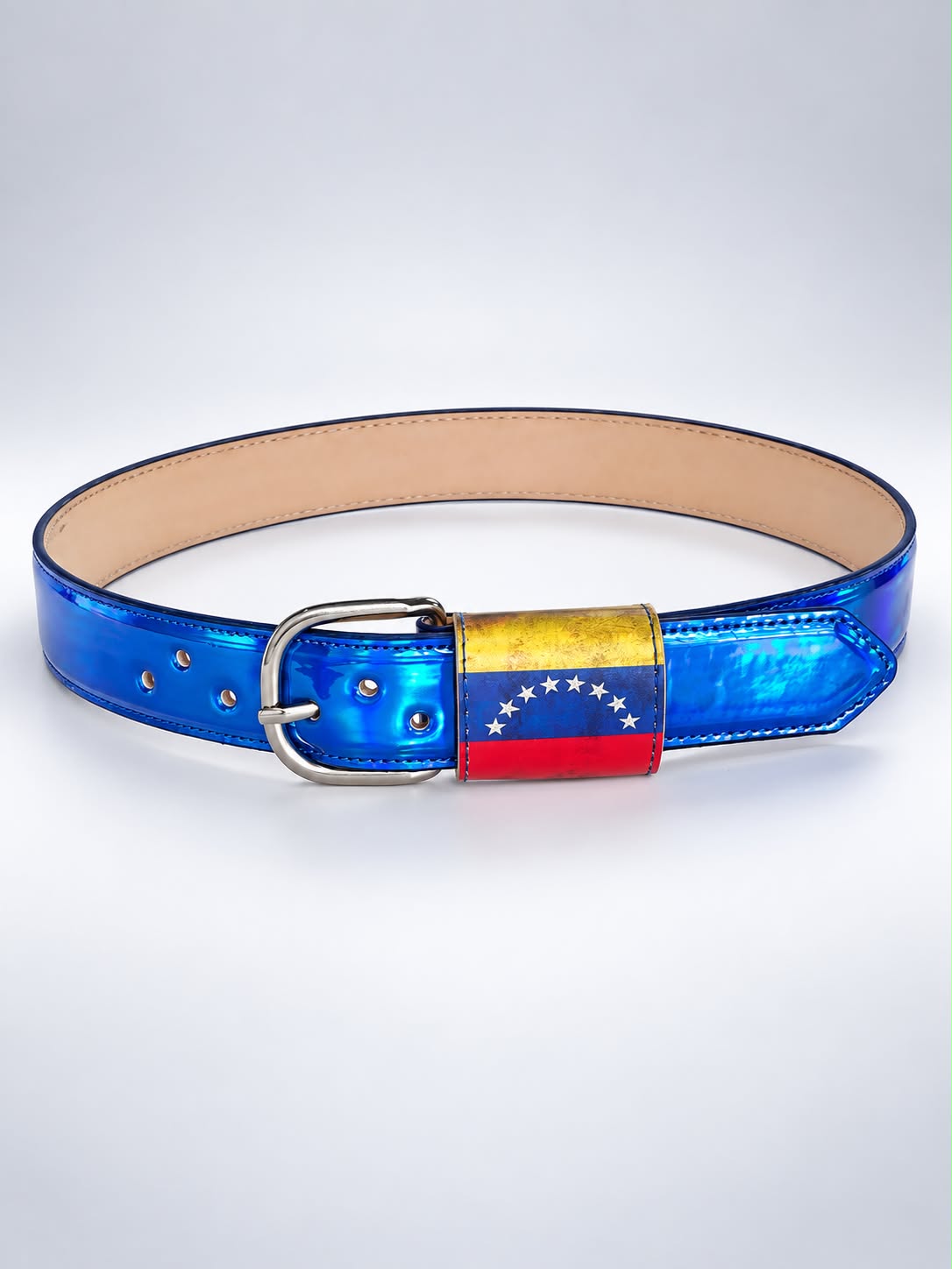 Cinturón de béisbol personalizado en azul