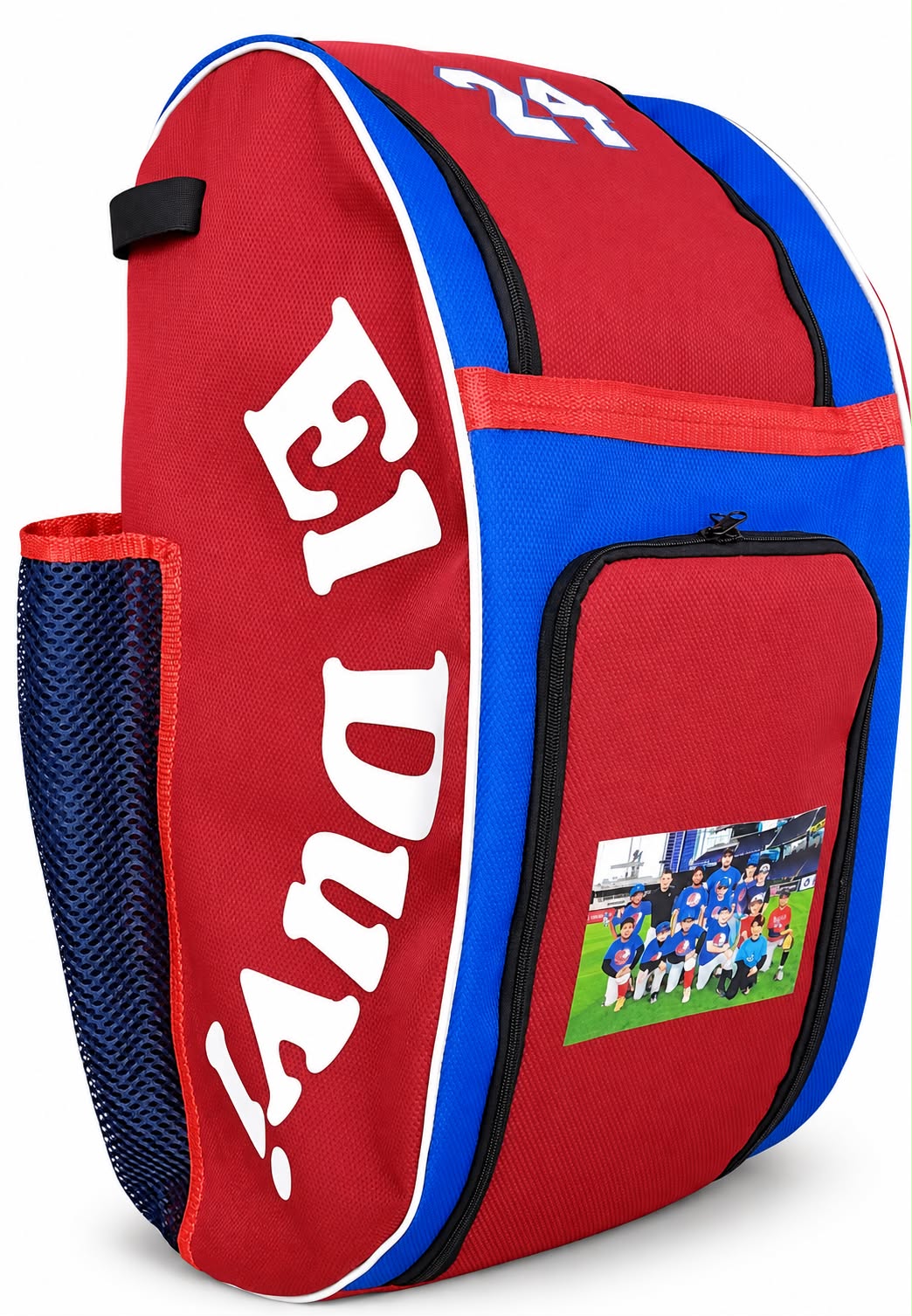 Mochila deportiva personalizada para beisbolista